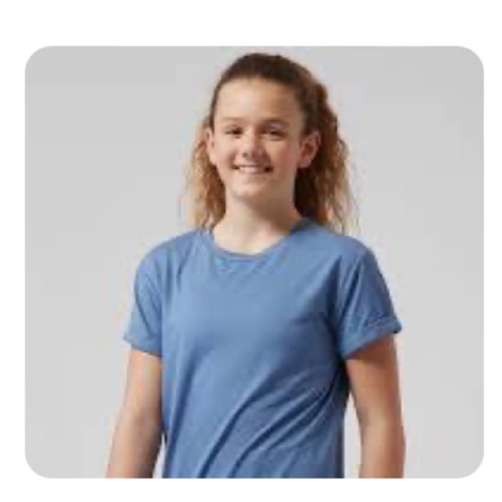 🆕 Athleta Girl UNTEMPO ROLL SLEEVE TEE